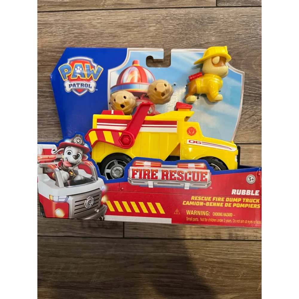 NEW Paw Patrol Fire Rescue Rubble Dump Truck One Size Yellow Red